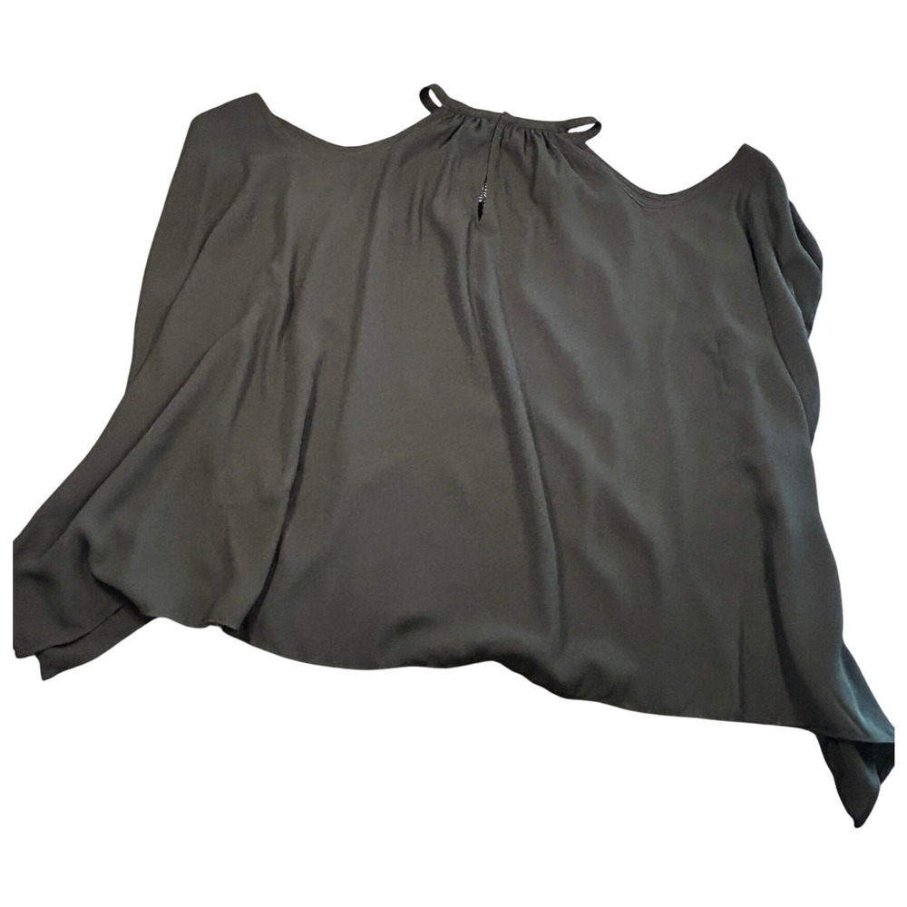 Michael Kors Black Gold Chain Keyhole Sleeveless Blouse Top Size S - Picture 3 of 8